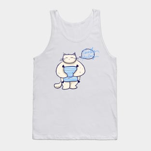 Finally Friday for the tired cat Tank Top